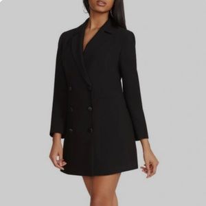 BB Dakota “The Mogul” Black Blazer Dress Size L